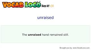Video thumbnail for unraised