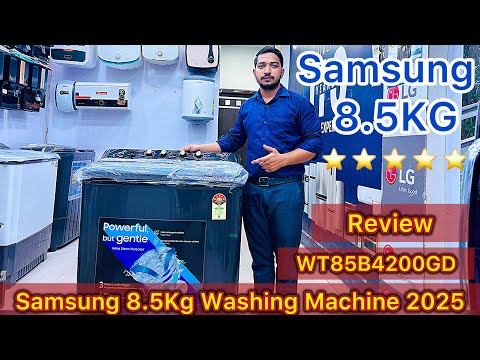 Thumbnail for New Samsung 8.5Kg Semi Automatic Washing Machine Review 2025 | Samsung 8Kg WT85B4200GD Machine 2025