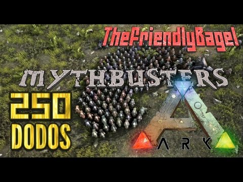 250 Dodos vs T-Rex | Ark: Mythbusters #1 - Death Battle
