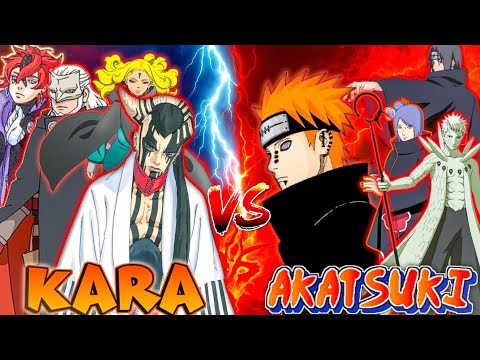 Akatsuki vs kara 🔥 Who Wins the Ultimate Battle?