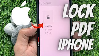 How to Password Protect a PDF file on iPhone | Lock PDF iPhone
