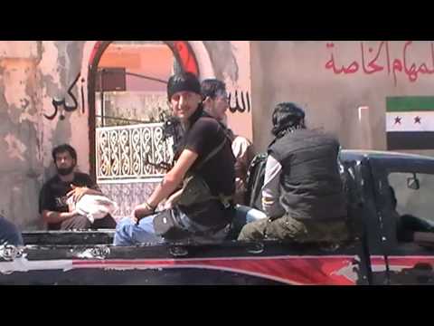 توجه عناصر كتيبة الشهيد أحمد الخلف للمهام الخاصة الى جسر خربة غزالة في ريف درعا ضمن معركة جسر حوران