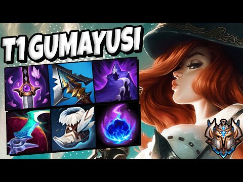 T1 Gumayusi Miss Fortune vs Tristana [ ADC ] Lol Korea Challenger Patch 11.18 ✅
