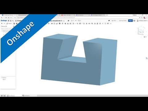 3 1 Fuehrung 2 Onshape Training Part Desing HYC HYS