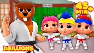 Karate Trrr-Ra-Ta-Ta with Baby DB | Mega Compilation | D Billions Kids Songs