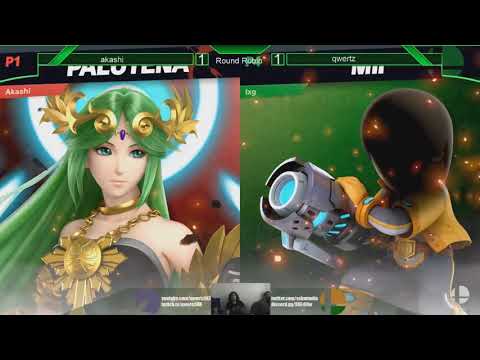 Akashi (Cloud/Palutena) vs qwertz143 (Dark Samus/Mii Gunner) - Smash Ultimate @ LXG 7