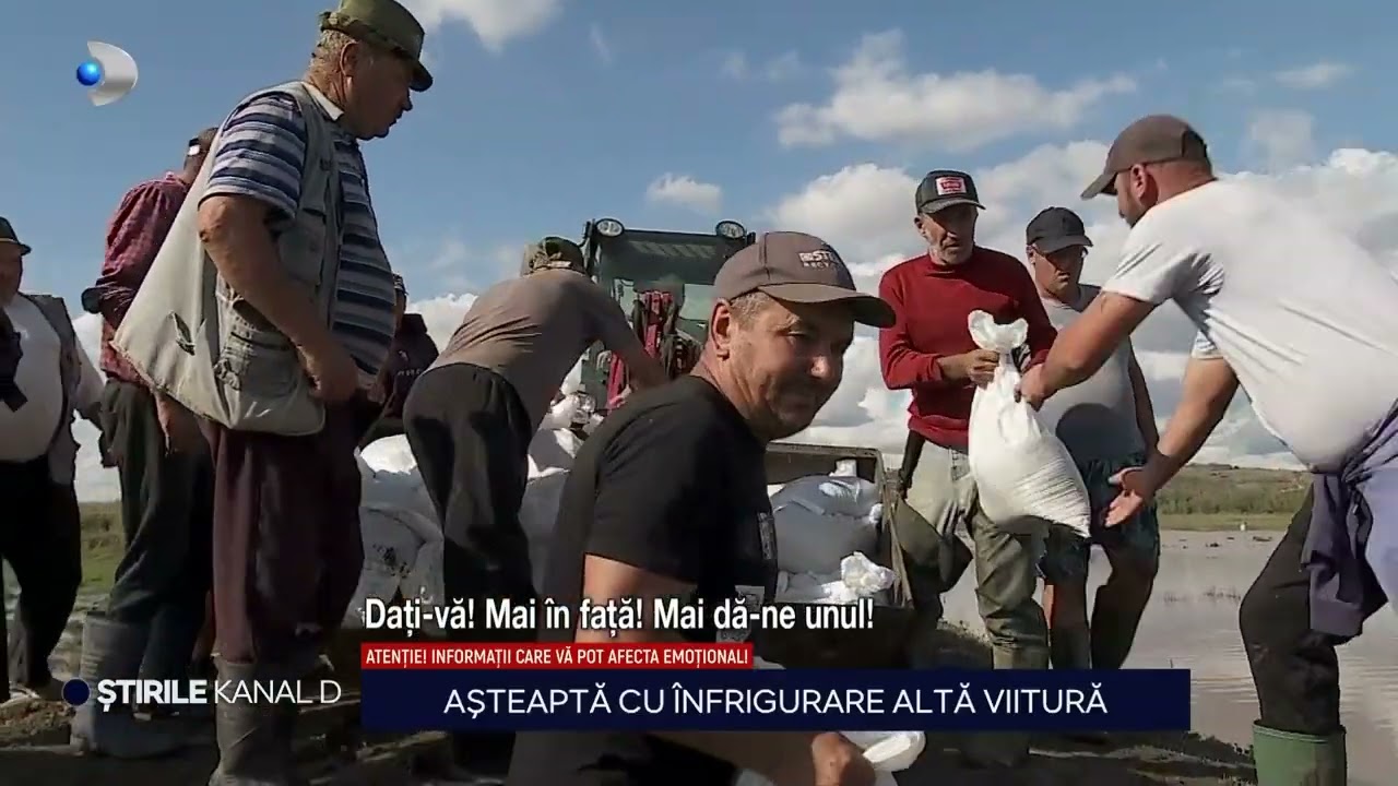 Stirile Kanal D - Asteapta cu infrigurare alta viitura!  | Editie de seara