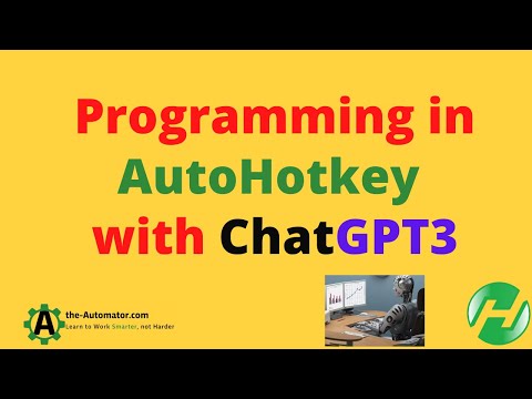 🔥 Learn AutoHotkey programming using chatbot GPT-3 🤖 WOW😲😲😲