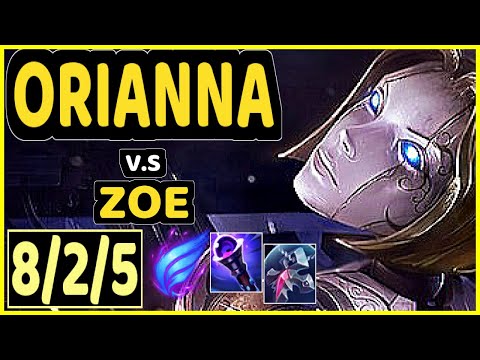 MAGIFELIX (ORIANNA) vs ZOE - 8/2/5 KDA MID GAMEPLAY - EUW Ranked GRANDMASTER