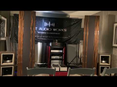 GT audio works reference 3 speaker￼ Capital audiofest 2022 Karen Souza