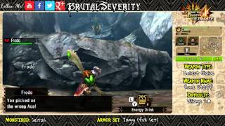 preview picture of video 'Let's Play: Monster Hunter 4 Ultimate (Village) - Part 12, 2★ Quest The Stinking Seltas [US/ENG]'