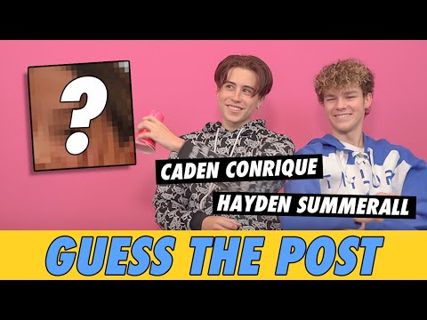 Hayden Summerall vs Caden Conrique - Guess The Post
