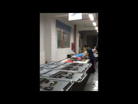 floor standing digital signage assemble