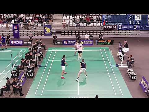 Match point - Su / Ye vs Corvee / Labar - MD, SF - Nantes Int. Challenge 2022