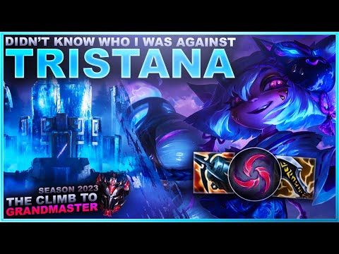 I DIDN'T KNOW WHO I WAS AGAINST! TRISTANA! - Climb to Grandmaster | League of Legends