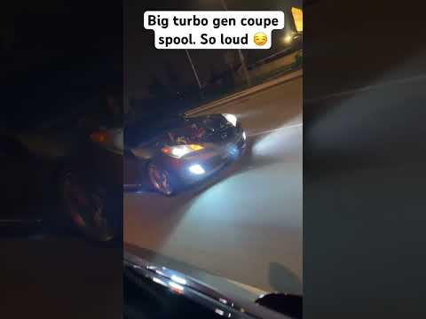 Big Turbo Genesis Coupe T51R mod spool sound! #automobile #genesiscoupe #car #bigturbo #genesis