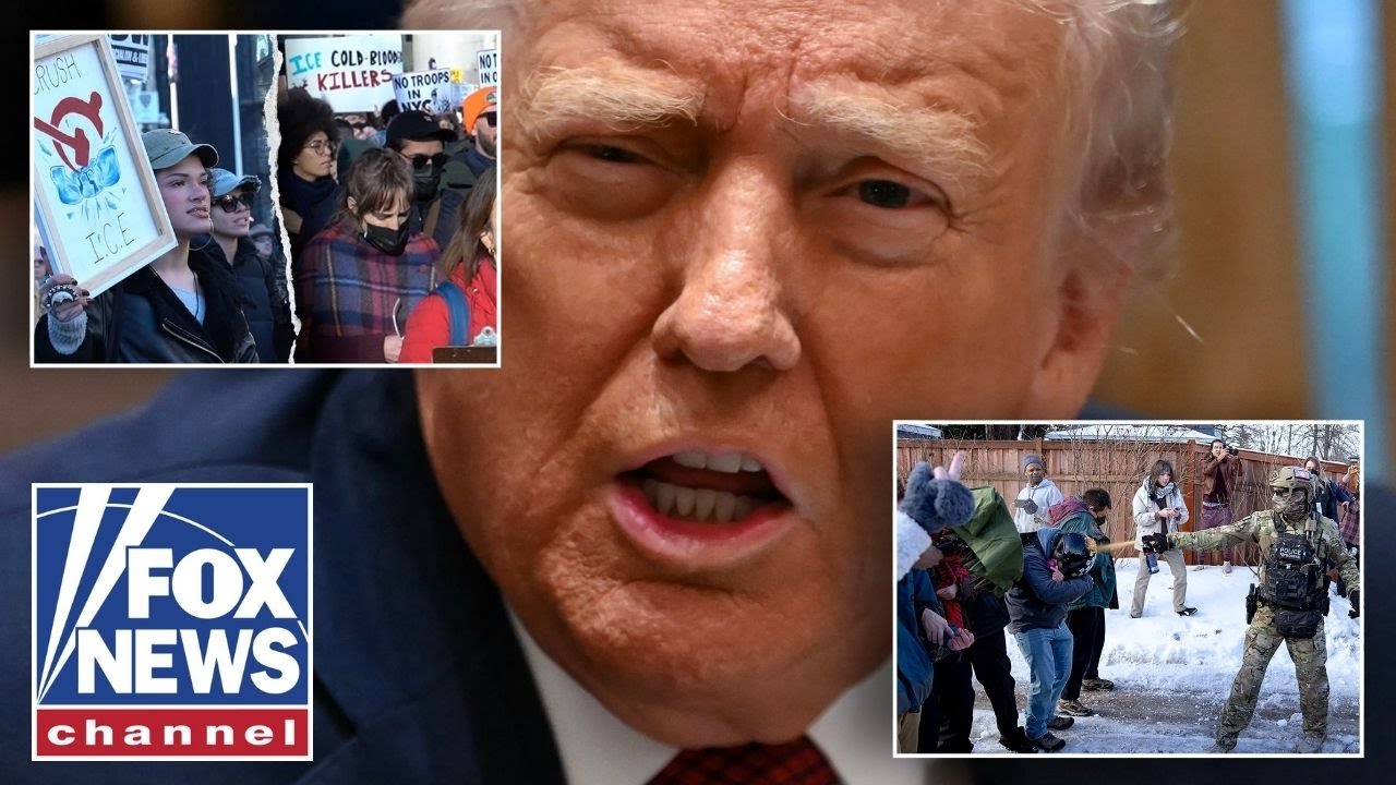 JUST IN: Trump comments on possibility of a ‘paid agitator’ at ICE protests