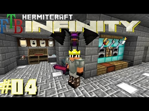 Minecraft Mods - FTB Infinity Ep. 04 - Upgraded Everywhere !!! ( HermitCraft Modded Minecraft )