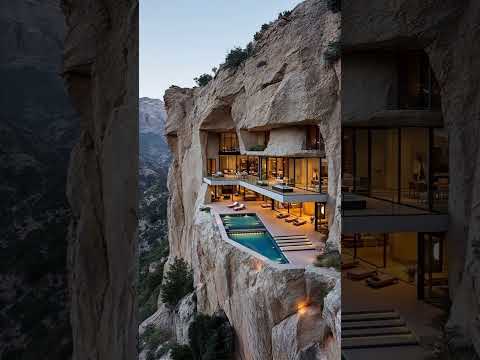 Stunning cliffside homes! 👏👏#architecture #luxuryhomes #homedesign #luxurylife