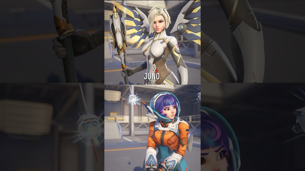 Juno and Mercy interaction - Overwatch 2