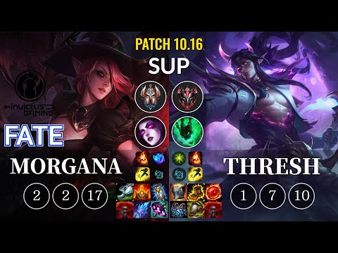 IG Fate Morgana vs Thresh Sup - KR Patch 10.16