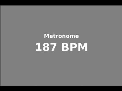 metronome 187 bpm