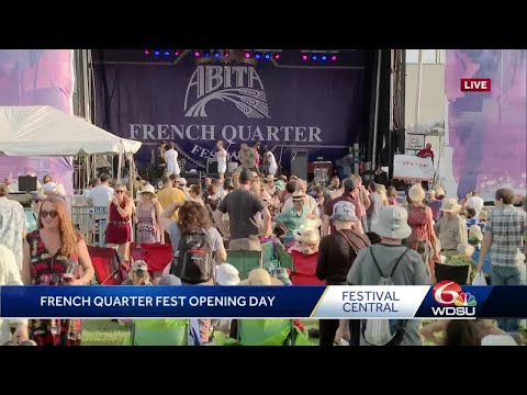 Crowds pack first day of French Quarter Fest
