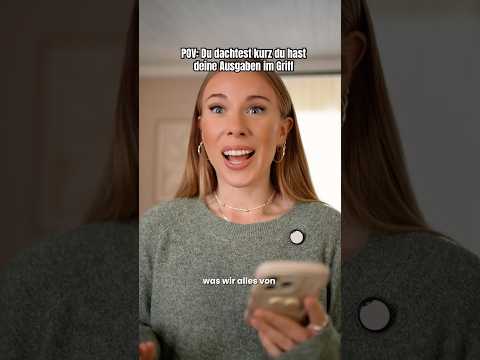 Du dachtest kurz du hast deine Ausgaben im Griff 😭 #relatable