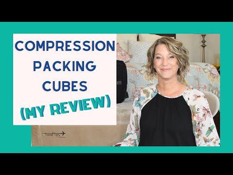 Part of a video titled Compression Packing Cubes Review - YouTube