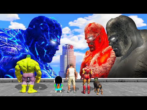 GTA 5 | GTA5 SHINCHAN & FRANKLIN DRAWS ICE LAVA GOD TO FIGHT THE BLACK LAVA GOD IN GTA 5