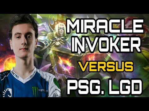 LIQUID VS PSG. LGD-RAMPAGE BY MIRACLE INVOKER-DOTA 2