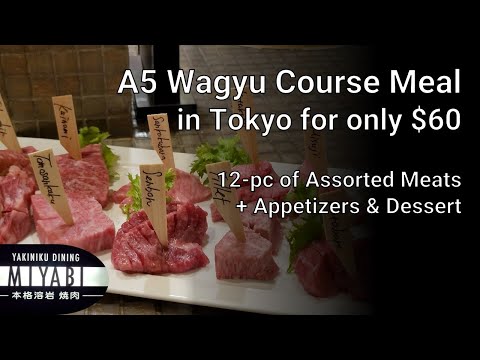 Yakiniku Miyabi Tokyo - Full A5 Wagyu Meal for Only $60!