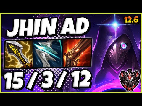Jhin vs Xayah ADC / KR Grandmaster / Patch 12.6 / Season 12 [ 15 / 3 / 12 ]  ✅