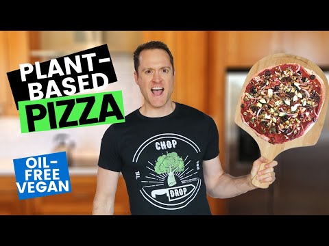 Oil Free Pizza Crust | Vegan Pizza Sauce Recipe (Healthy & Plant Based)