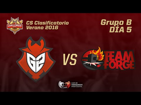G2 VODAFONE vs TEAM FORGE - Clasificatorio Challenger Series - Grupo B Día 5