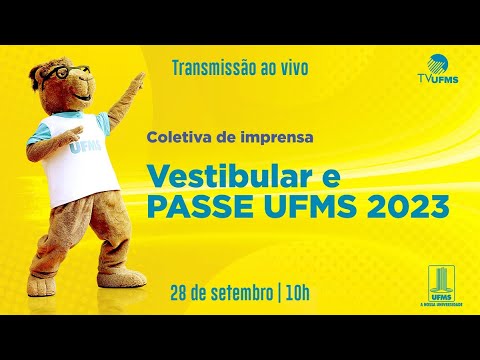 Coletiva de imprensa - Vestibular e PASSE UFMS 2023