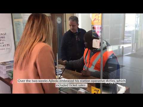 Shaping Your Future:  Student Ajibola Work Experience in Dundalk Station