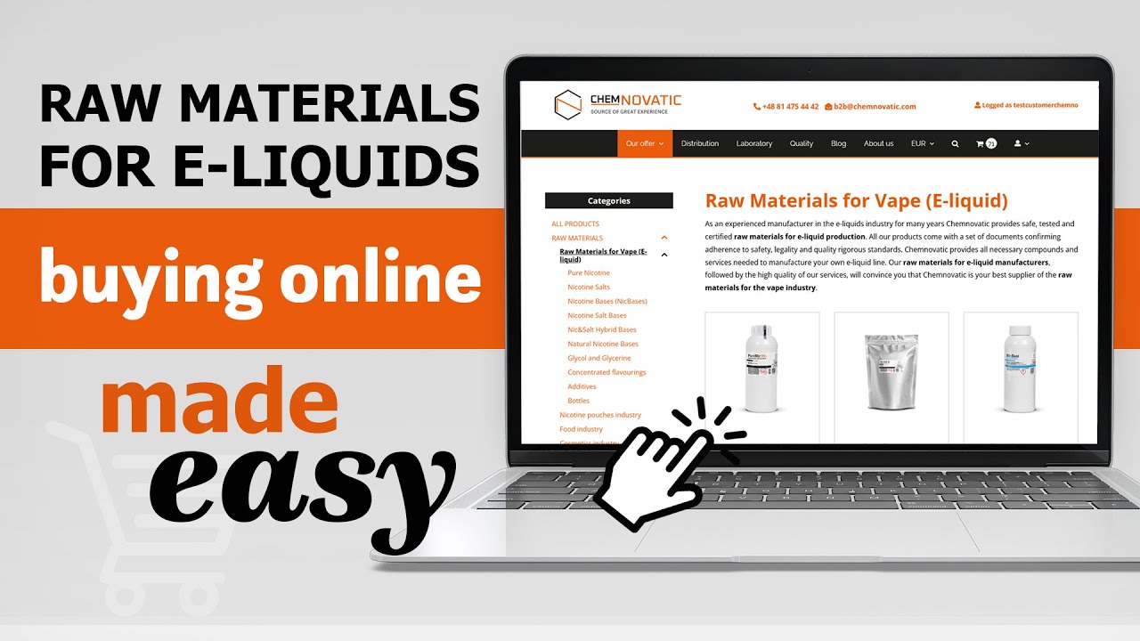 How to buy raw materials on Chemnovatic platform