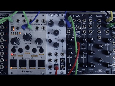 Drums with WFM oscillator and Decay-VCA like Punch and Hatz from Patching Panda