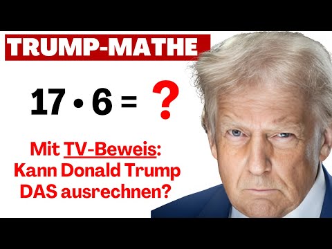 Can Donald Trump do elementary school math? With video evidence! | US education, PISA study, PIAAC