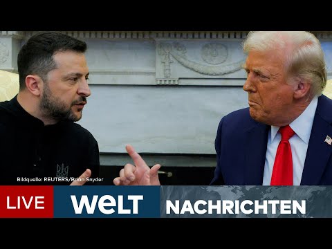 NACH EKLAT IM WEIßEN HAUS: Selenskyj will sich nicht bei Trump entschuldigen! | LIVESTREAM