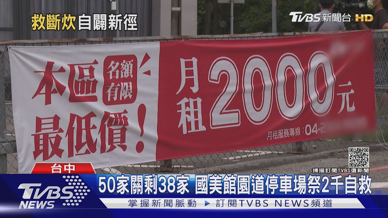50家關剩38家 國美館園道停車場祭2千自救