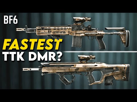 Battlefield 6 MARKSMAN RIFLE TTK Comparison – Which DMR Is The BEST?