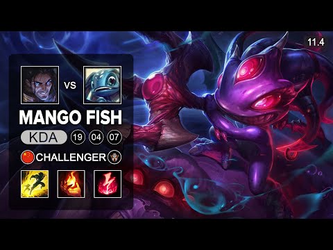 Mango Fish Fizz Mid vs Sylas - CN Challenger Patch 11.4