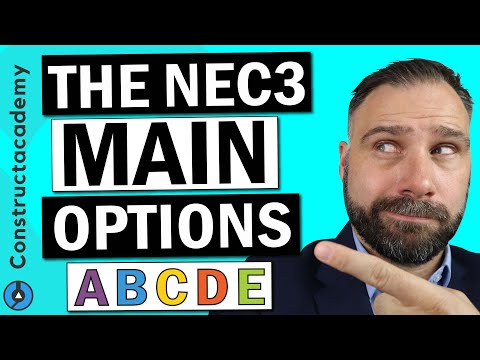 NEC3 Contract - ECC - The Main Options
