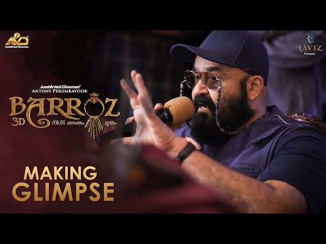 BARROZ - Making Glimpse | Mohanlal | Jijo | Santosh Sivan | Antony Perumbavoor | Aashirvad Cinemas