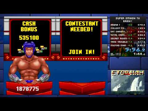 Super Smash T.V. Speedrun || Easy% [5:56]
