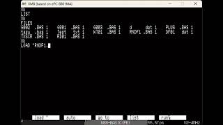 PC8801 BASIC講座10 ランダムアクセスファイル操作