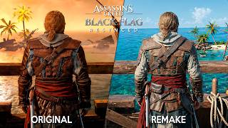 ASSASSIN'S CREED BLACK FLAG Original vs Remake | Direct Comparison, Attention to Detail and Graphics