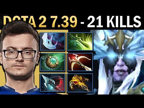 Drow Ranger Gameplay Miracle with 21 Kills and Daedalus - Dota 7.39